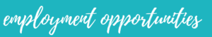 employment opportunities banner